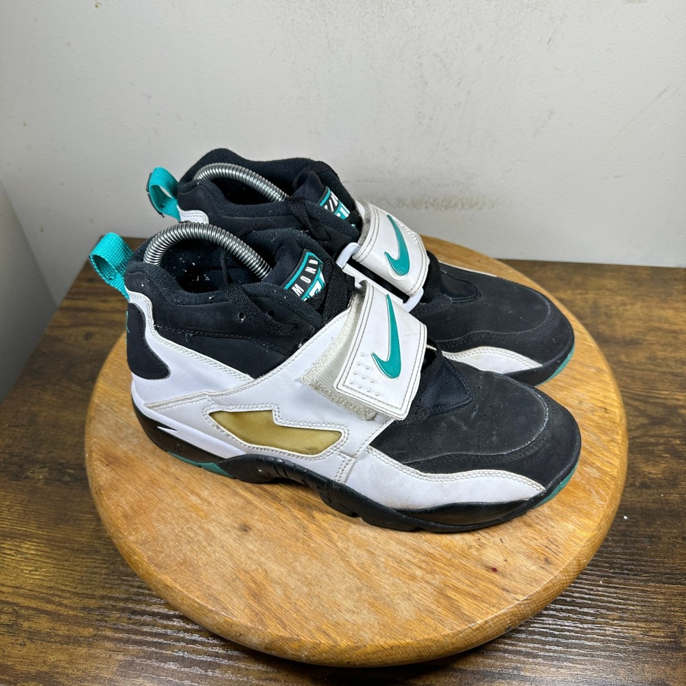 Nike Air Cross Trainer 3 Low Men's Shoes Black White Teal Size 8 309434-013
